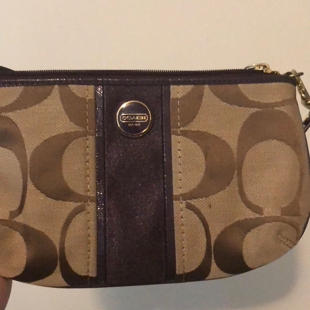 Coach purse - purple